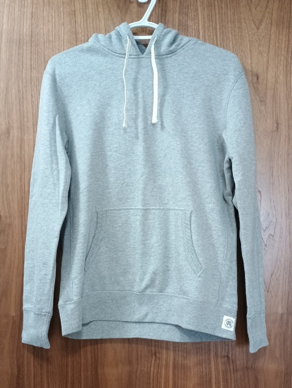 Reigning Champ Light Gray Pullover Hoodie S